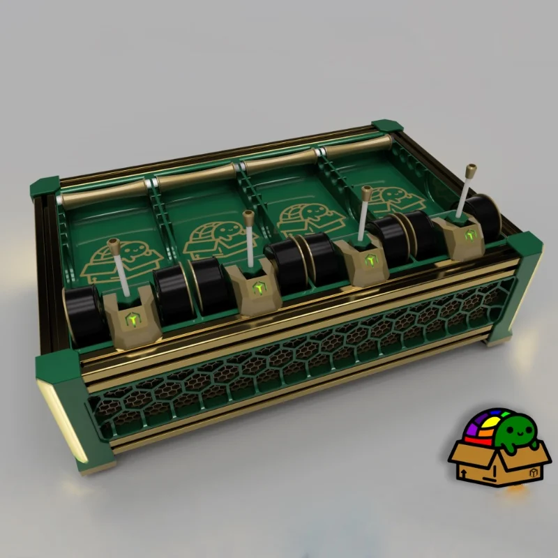 Turtle Multicolor Turtle Box Multicolor 3D Print Kit DIY Parts Kit Accessories