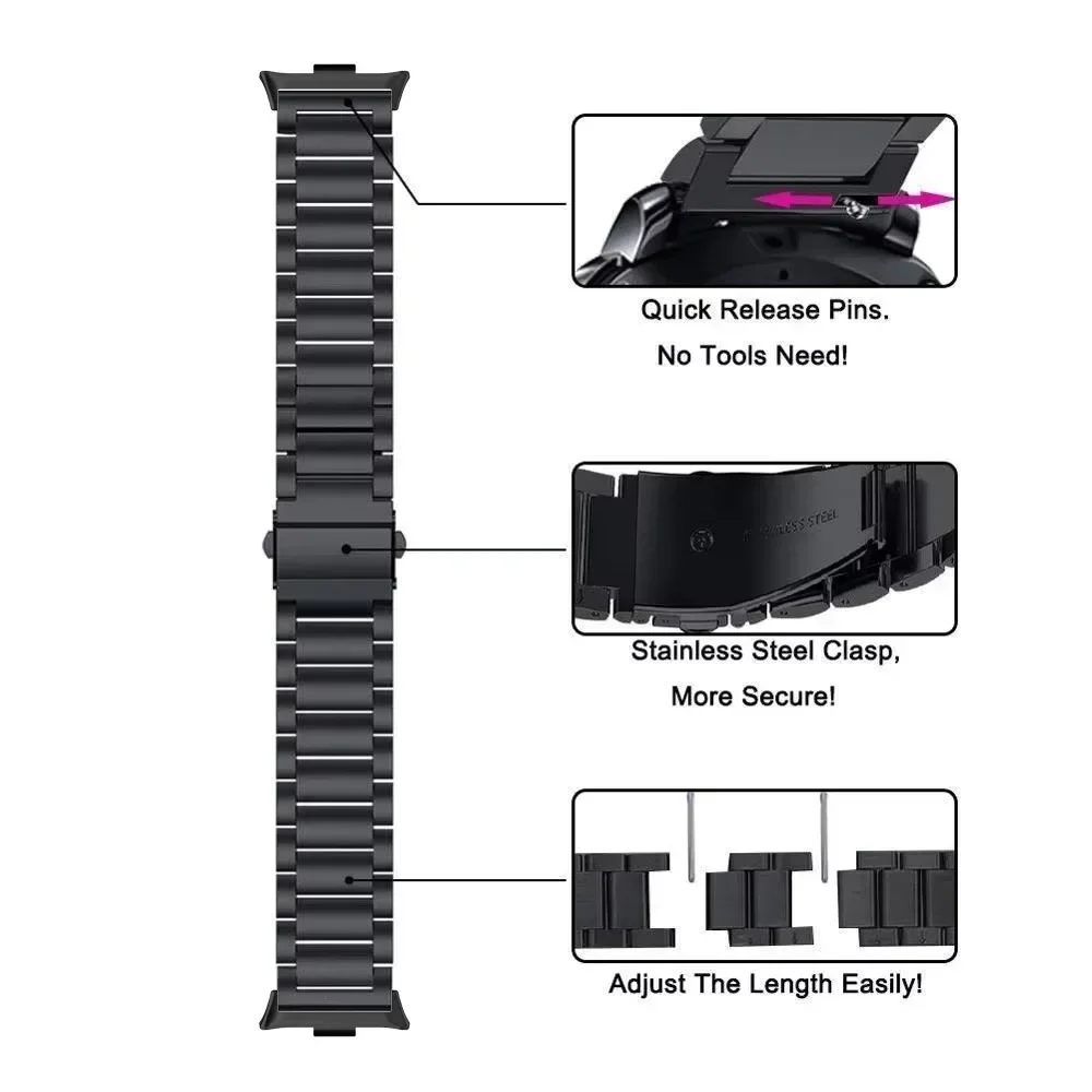 Enhanced Metal Strap - Comfortable & Breathable Replaceable Wristband Bracelet