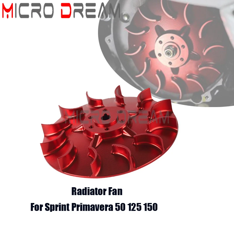 

1pcs Scooter Aluminum Radiator Fan Magnet Insert Radiation Blade Disc For Sprint Primavera 50 125 150 Motorcycle Accessories