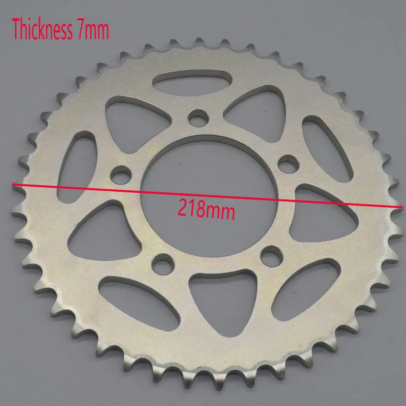 Motorcycle 42T 44T 43T 46T Rear Sprocket Kit Steel Aluminum Composite For Benelli BJ600 BJ600GS-A BN600 TNT600 TRK502C TNT300 Engine Sprocket