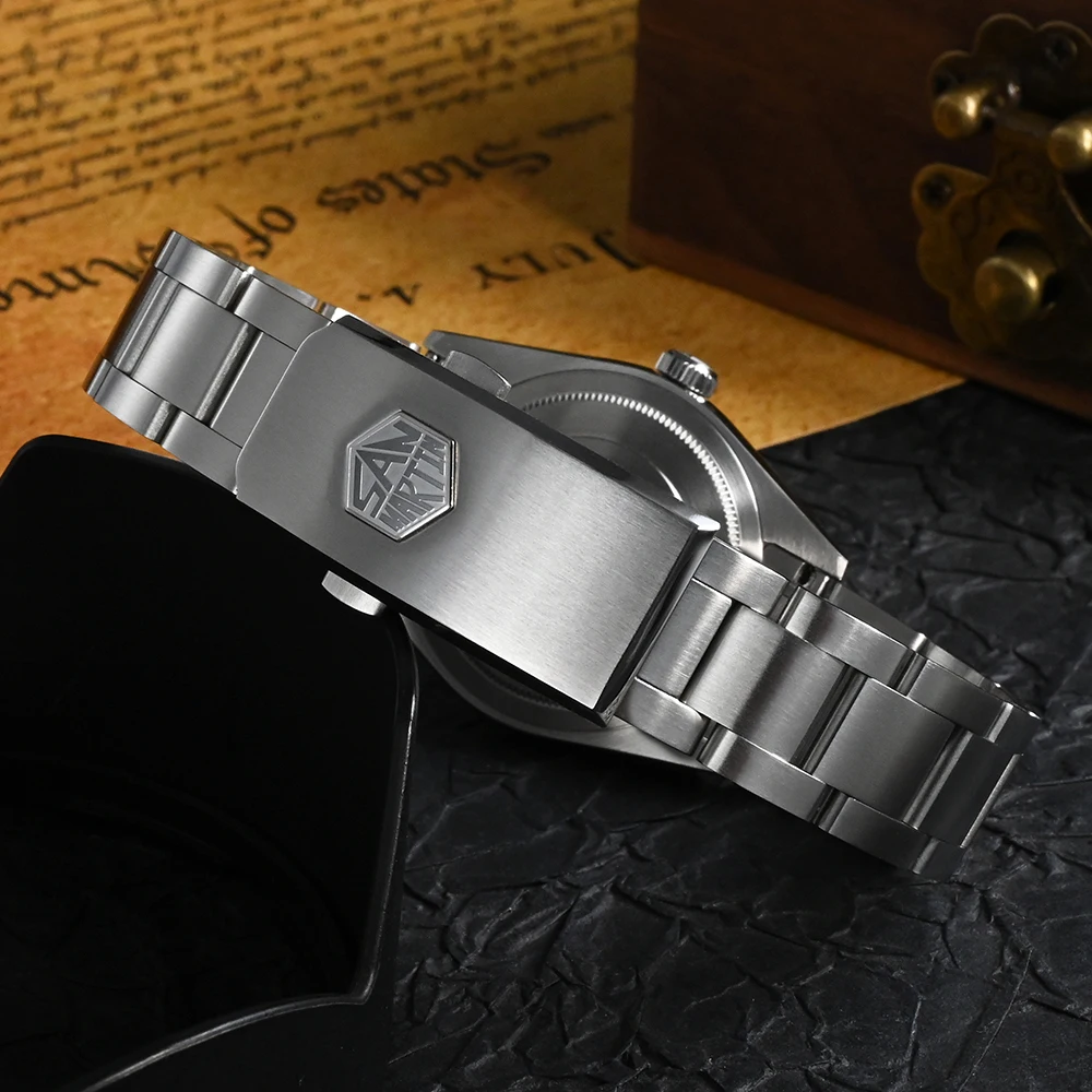 Mechanical Watch, San Martin Vintage 36mm BB36 Explore Climbing Series, Men and Couples Sport Watch, Automatic 10Bar