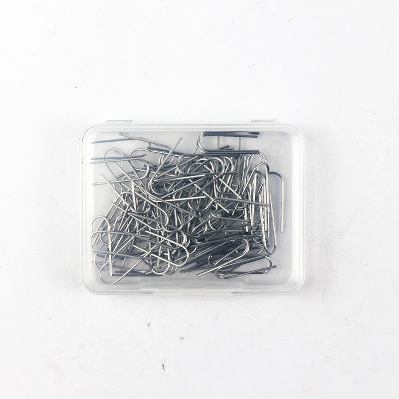 50/100PcsHigh Temperature Resistance Tungsten Wire Hanging Firing Pottery Ornament Hanger U-Shaped Hooks Burning Needles