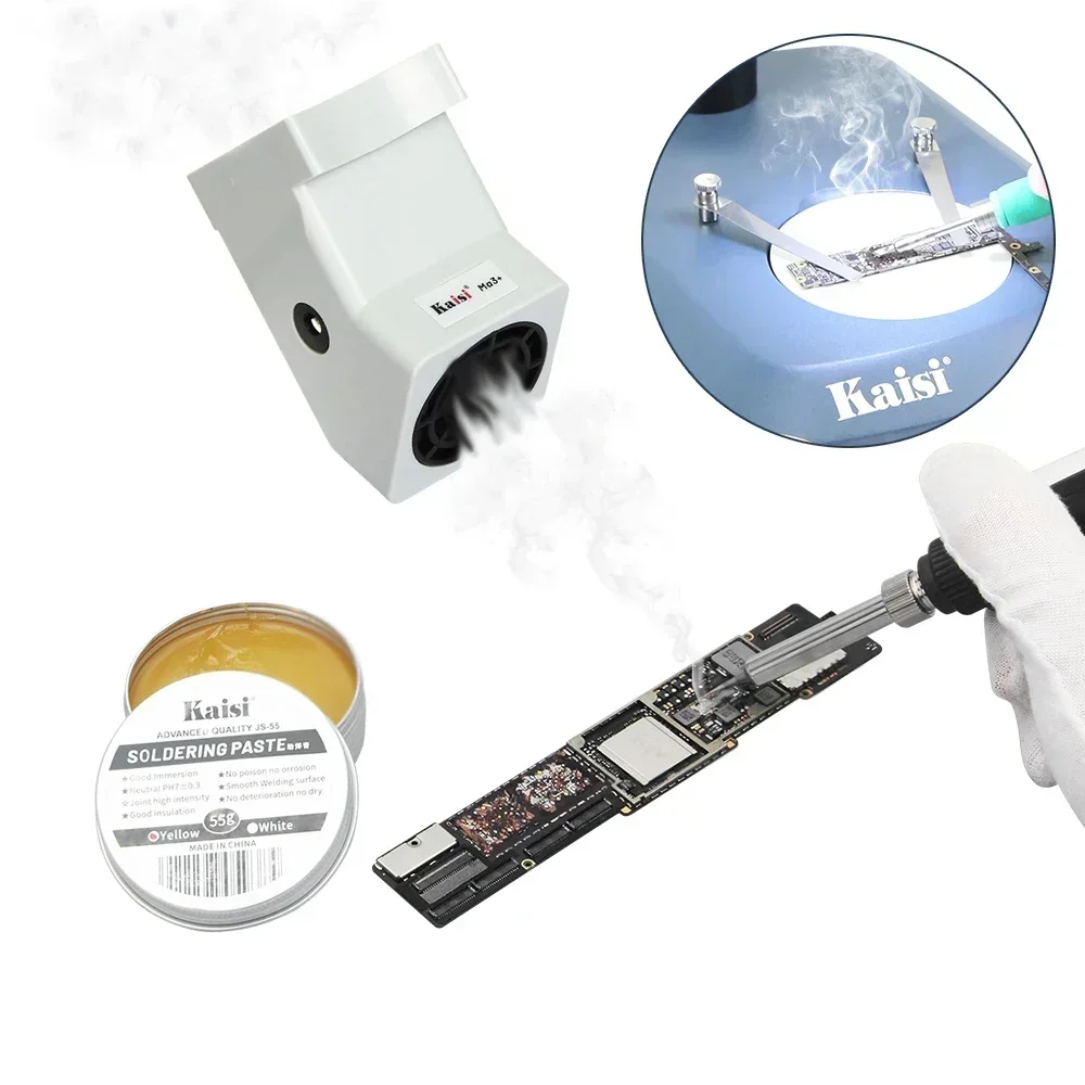 Kaisi MA3+ Microscope MINI Induced-Draft Fan Powerful Smoke Exhaust Machine Suitable for Most Brands of Microscope Exhaust Fan