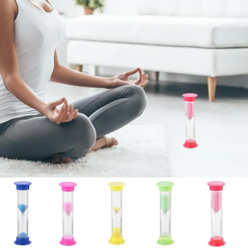 

Hourglass Timer Sand Timer Sand Glass Home Decoration PVC High Borosilicate Glass Sand Clock Timer Colorful For Classroom Office