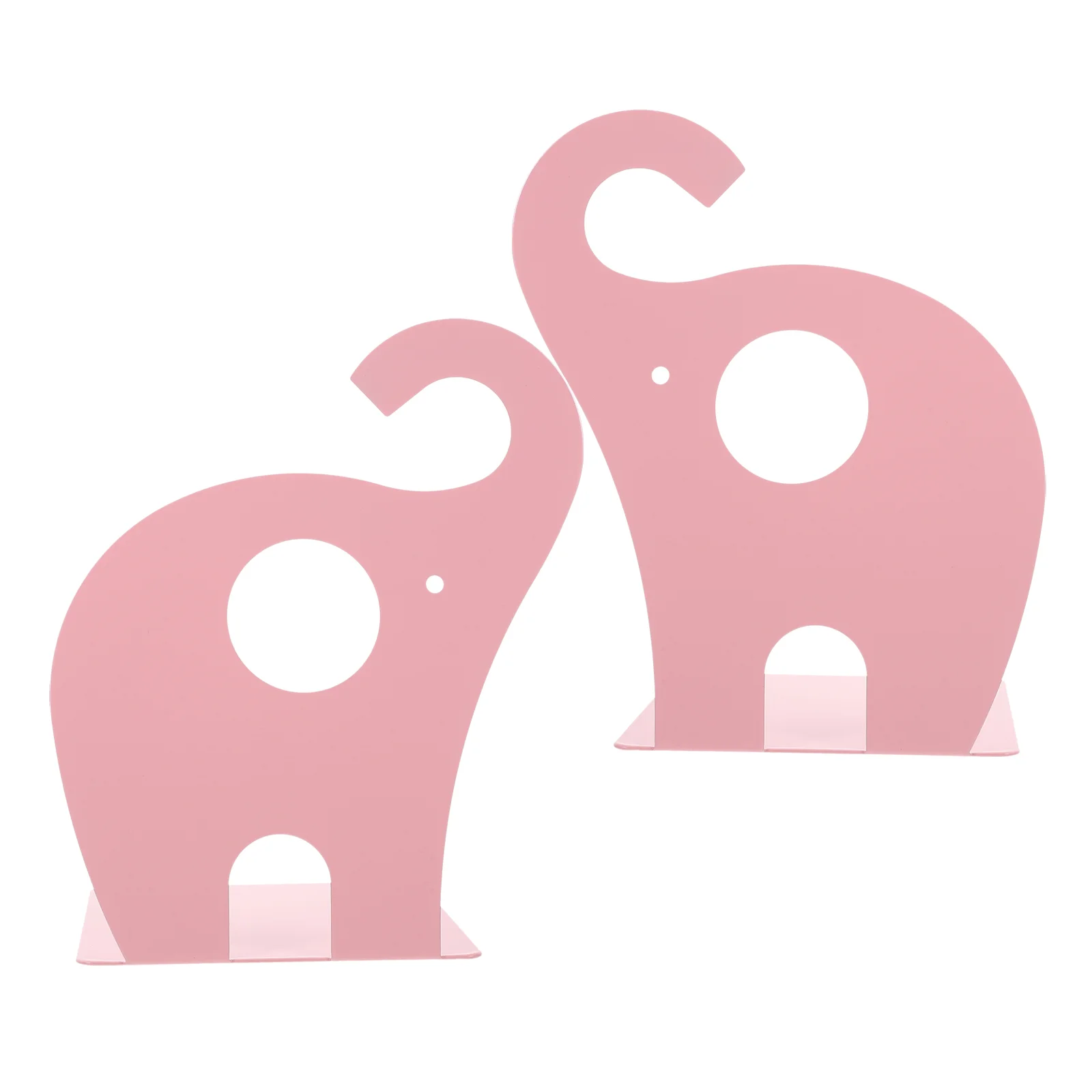 

Book Shelves Stand Elephant Bookend Bookends Decorative Household for Home Storage Rack Books Support Holders Pink Organizer