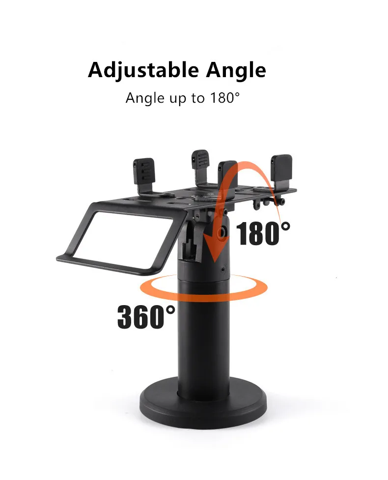 Máquina da Posição Suporte do Caixa do Supermercado Suporte do Cartão de Crédito do Banco Máquina 360 Graus Rotação Ajustável Display Portátil - Image 6