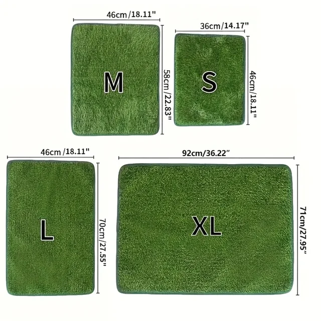 Premium Washable Dog Training Mat-Indoor/Outdoor Grass Trimmer，Convenient for potty training and odor control 2