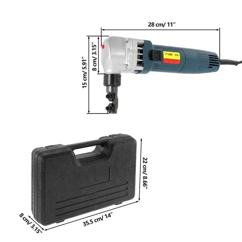 Grignoteuse électrique Tôle 500W 2,5 m Outil de découpe de Métal & Tête de  coupe