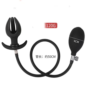 Hot Selling Inflate Anal Plug Dildo Flower Big Buttplug 18 Sex Toys For Women/Men Anal Toys Dilator For Adults Anus Butt Plug 5