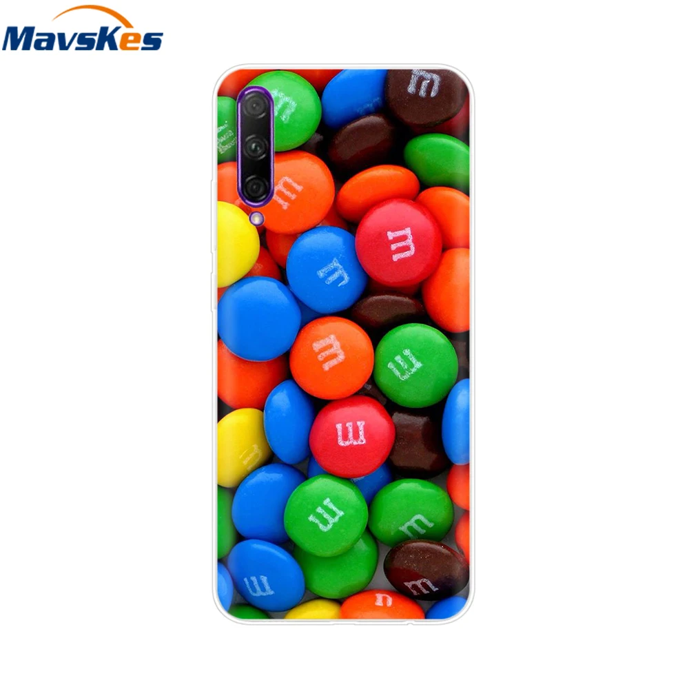 Elegant Floral Design Soft Clear Silicone Phone Case with TPU Bumper