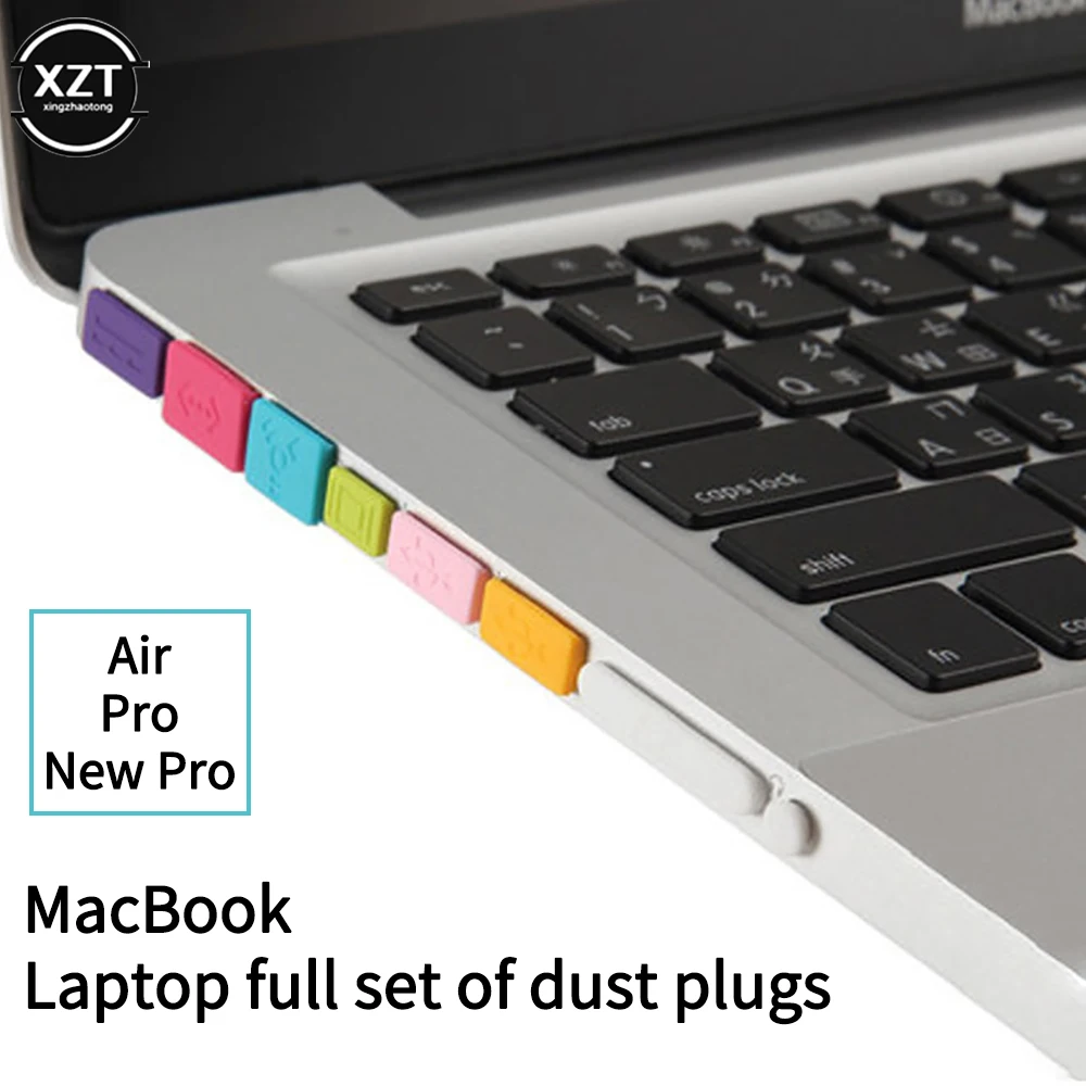 

12PCS Dust Plug Laptop Dust Plug Laptop Universal USB Dust Plug Computer Interface Waterproof Cover for Macbook Air/Retina 12