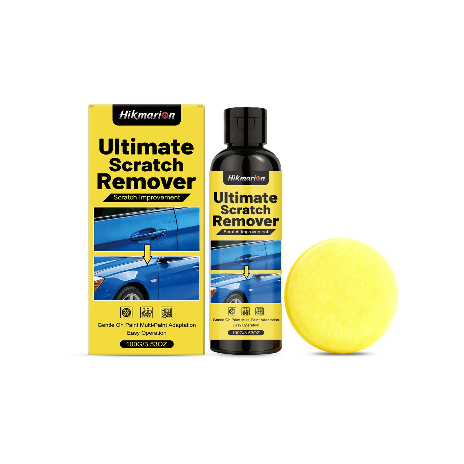 Car Scratch Care Kit - Polishing, Refinishing, and Brightening for Daily Body Paint Maintenance - 2
