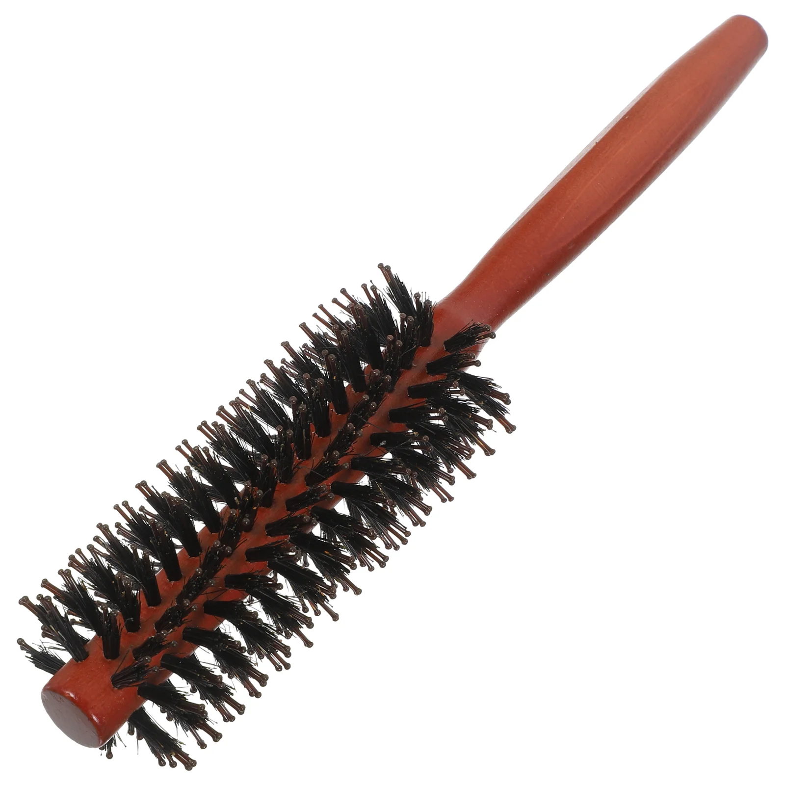 

Bristles Hair Brush Comb Round Comb Twill with Wood Handle for Hair Drying Styling Curling (Twill 10)