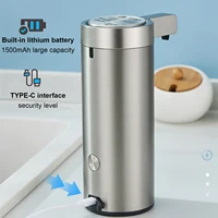Automatic Liquid Soap Dispensers 304 Stainless Steel Touchless Usb Recharge Waterproof Intelligent Bathroom Kitchen Accessories 2
