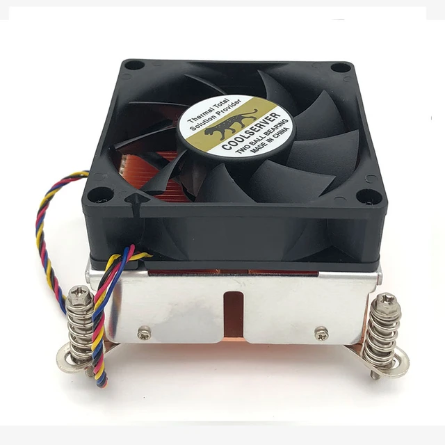 Core i3/i5/i7 Socket 1150/1155/1156 Refroidisseur CPU 4 broches avec  dissipateur thermique en aluminium et ventilateur de 3,5 pour ordinateur  de bureau : : Informatique