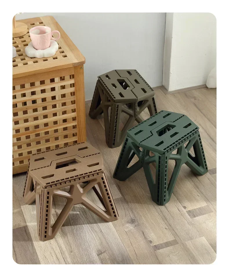 Outdoor Small Stool Portable Folding Stool High Load Bearing Durable Small Chair Fishing Beach Camping folding stool