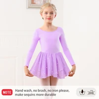 Girls Ballet Leotards for Dance Camisole Dress Hollow Crisscross Back,Shiny Skirt - Image 6
