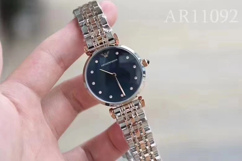 2022 Replica ar11092 High Quality Quartz Women's Watch 316L Stainless Steel  Case and Strap Round Double Press Butterfly Buckle| | - AliExpress