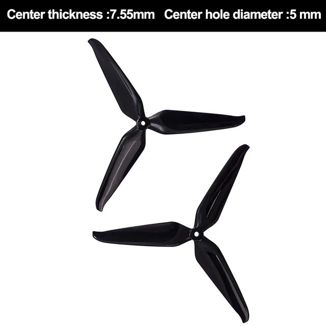 1Pair (1CW+1CCW) Gemfan 8145 3-Blade Propeller for FPV 8inch Long Range Drone 2808 900kv 3
