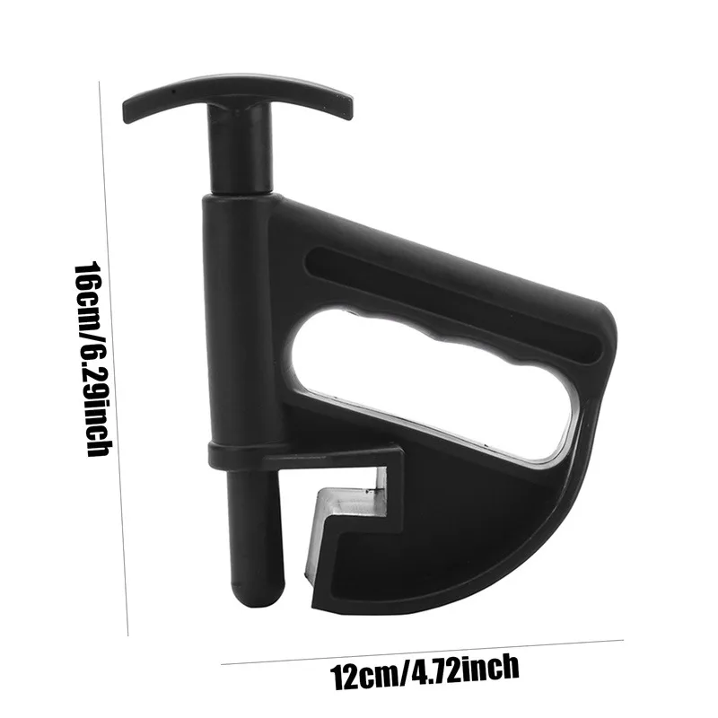 Hands-Free Heavy Duty Tire Changer Clamp with Rim Protection and Spacer