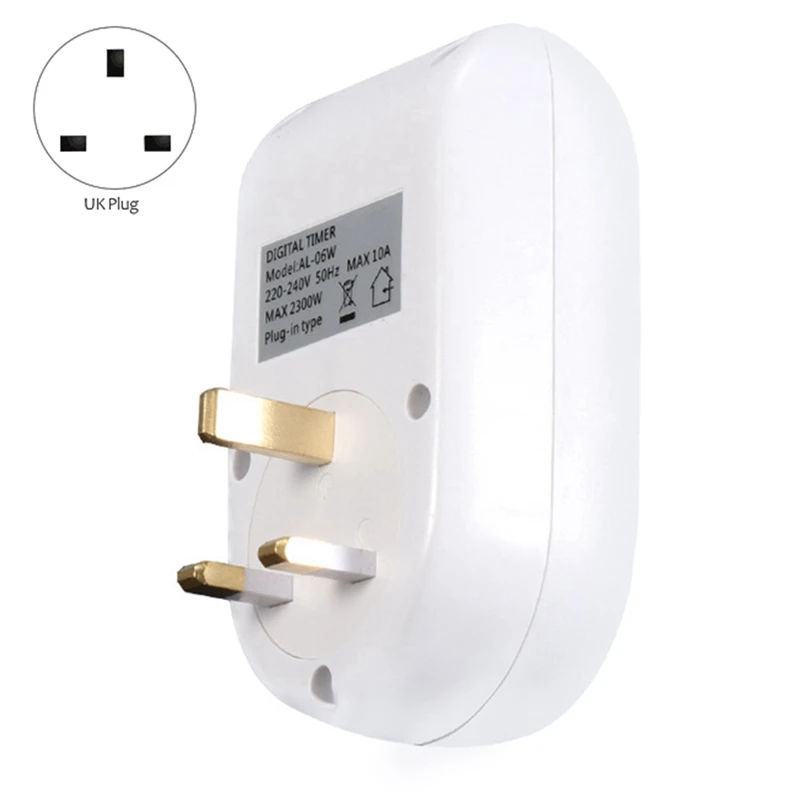 LCD Digital Programmable Timer Switch Electronic Timer Socket Household Appliances For Home Garden Devices