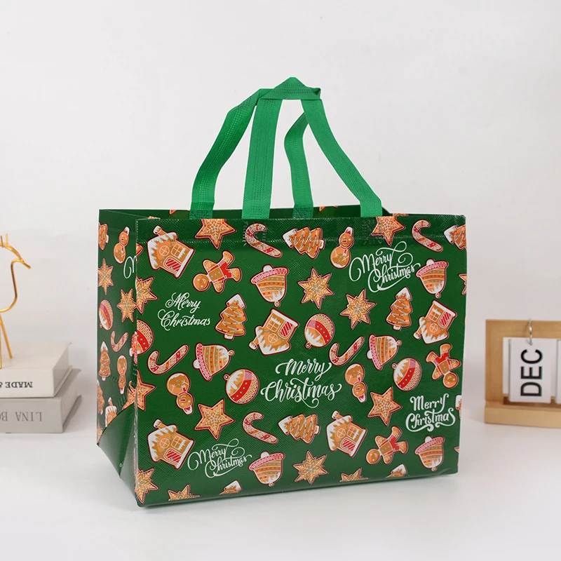 thumbnail image 1 of Bolsa de regalo de Navidad, Papá Noel, muñeco de nieve, bolsa de embalaje para regalo de dulces, 2024, decoración para el hogar, fiesta de Navidad, Navidad Noel 2025, Año Nuevo, 1 of 5