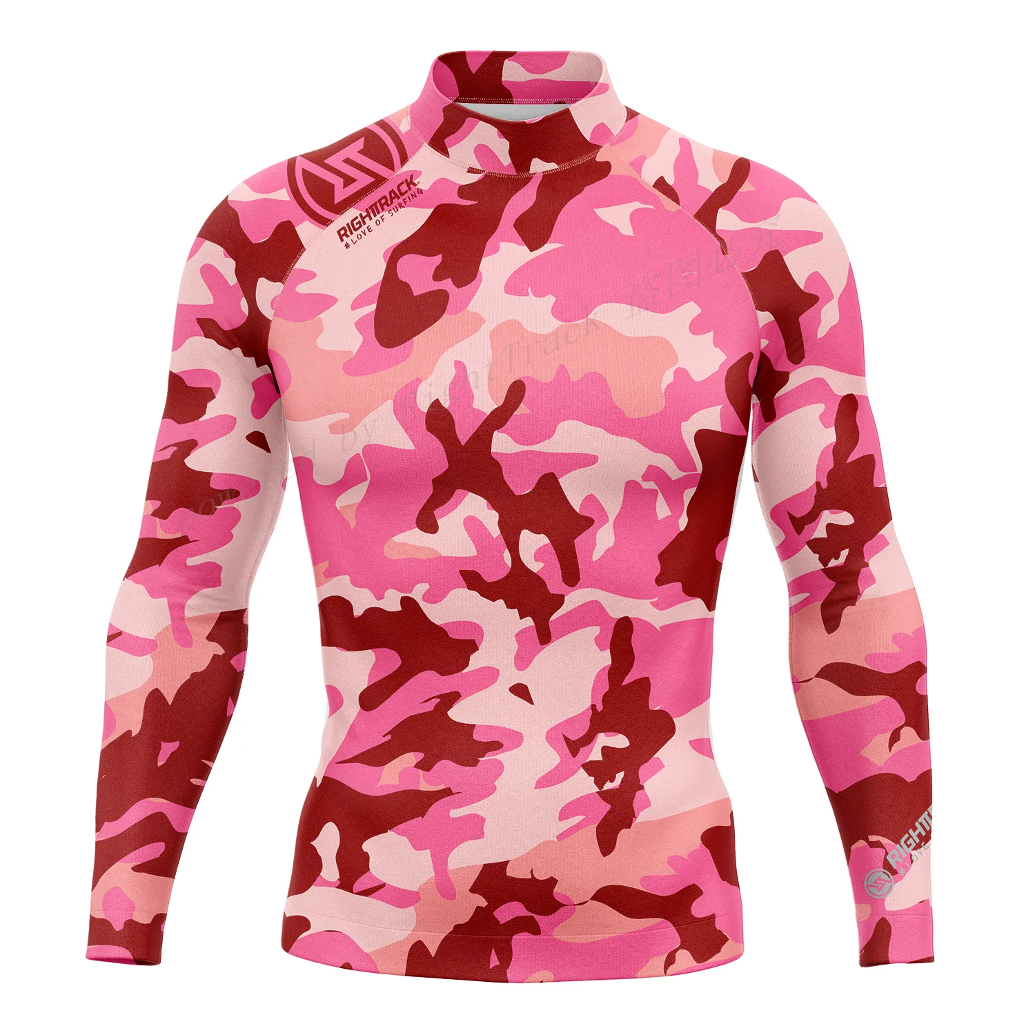 RT גברים של Rashguard גלישה חולצה Camo ארוך שרוול לייקרה שמש מסך וחוף לגלוש סווטשירט הגנת UV בגדי ים חדש של