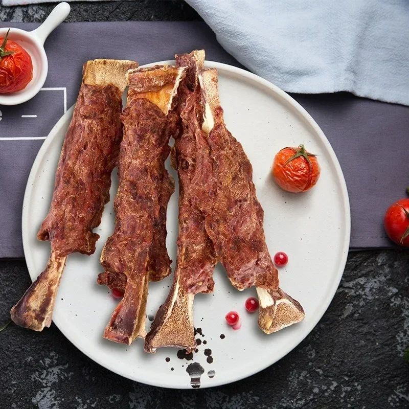Pet Food Handheld Steak 80g Dog Snacks Cleanse Teeth Bone Pure Beef Nutrition Calcium Supplement Pet Adult Dog Snacks Food Dog snacks, dog freeze dry snacks