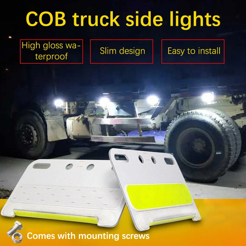 

12V 24V Truck Turning Light Sidelight Decoration Signal Lamp Lorry Night Running LED Lights Ultra Bright Side Lights