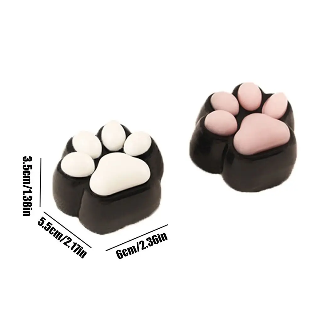 Cat Paw Mochi Taba Squishy Fidget Toy Antistress Black Cat Foot Slow Rebound Pinch Decompression Squeeze Toy Stress Relief fidget toys anti stress toy cat paw squeeze toy release pressure toy squishy toys decompression toy sensory toys stress relieving toy
