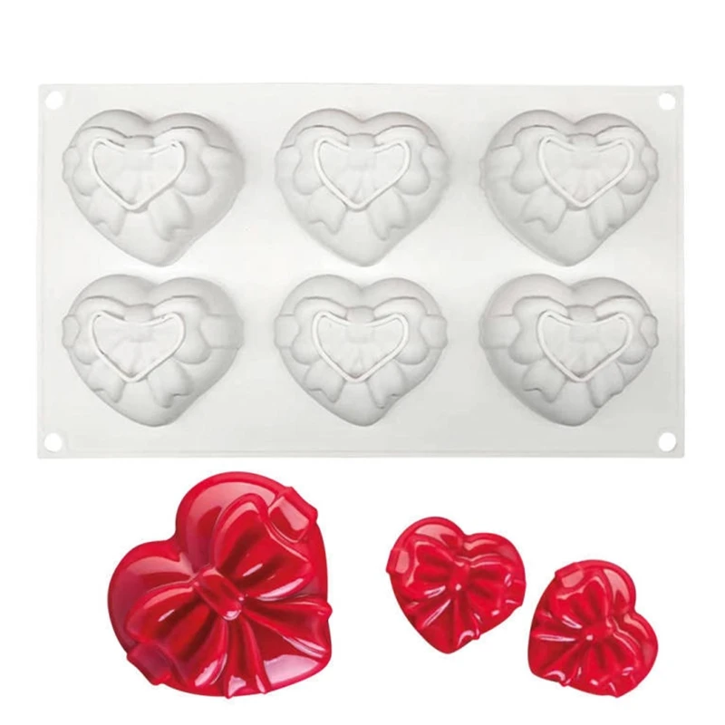 

Fondant Moulds Heart Shaped Chocolate Mold Clay Moulds DIY Decorating Tools