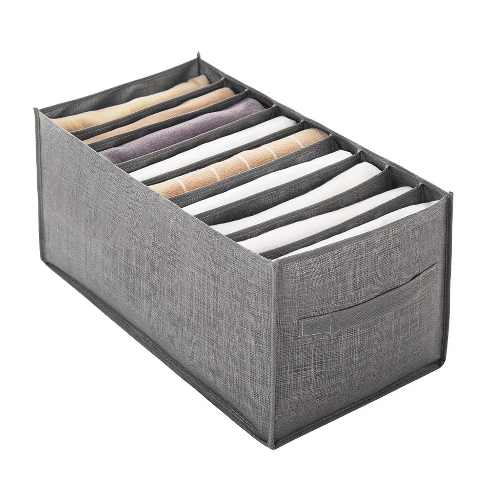 Storage Box storage box Denim and Sweater Storage Container Convenient Home Organizer Bag Sorting Clothes Dormitory Storage Box 1pcs