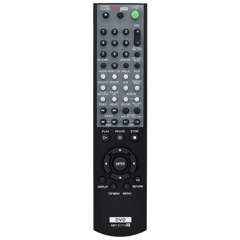 

RMT-D171A DVD Remote Control Perfect Replacement for DVP NS775V DVP NC685V Convenient and Durable