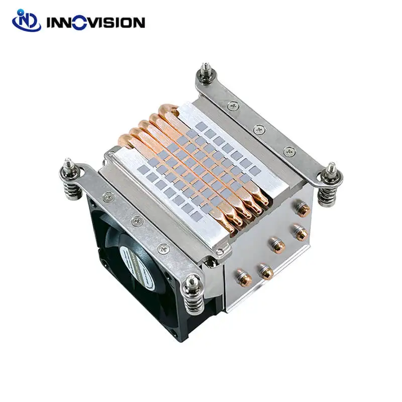Ativo Embutido Cpu Cooler 5heatpipes Servidor 2u até Tdp até 165w Venda de Fábrica Lga1700 2u - Imagem 6