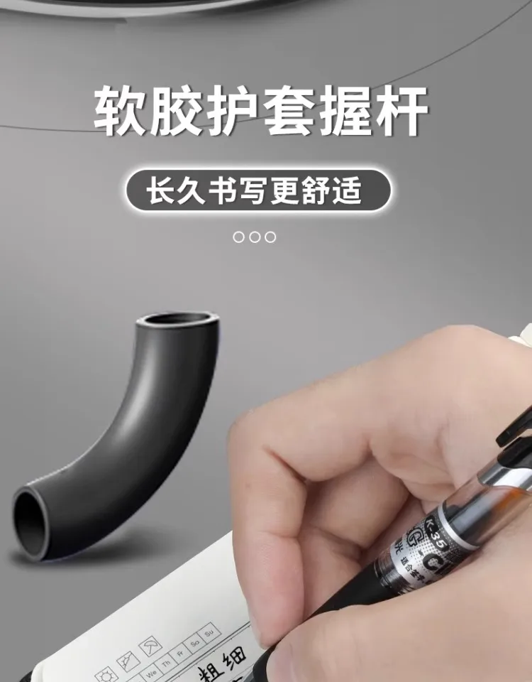 M&G 1,0 mm dicke Spitze, Push-Action-Gelstifte, Hartschreib-Signaturstift für Studenten und geschäftliche Zwecke – Detail 10