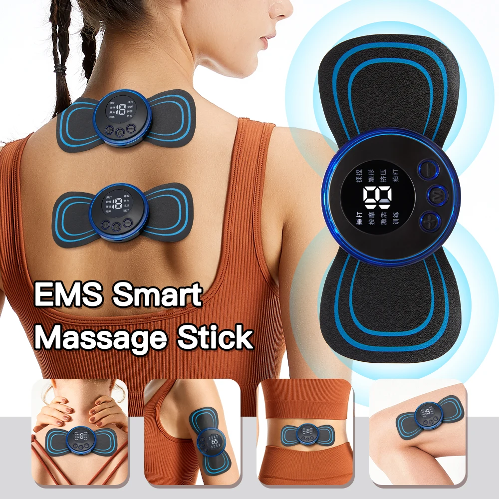 Neck Rechargeable Massager Electric Neck Massage Ems Cervical Vertebra 