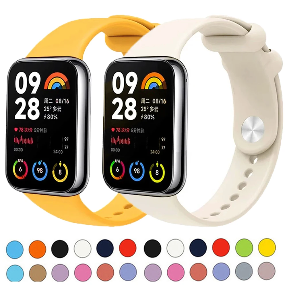 Silicone Sport Watch Band - Versatile Smartwatch Accessory in Original Design