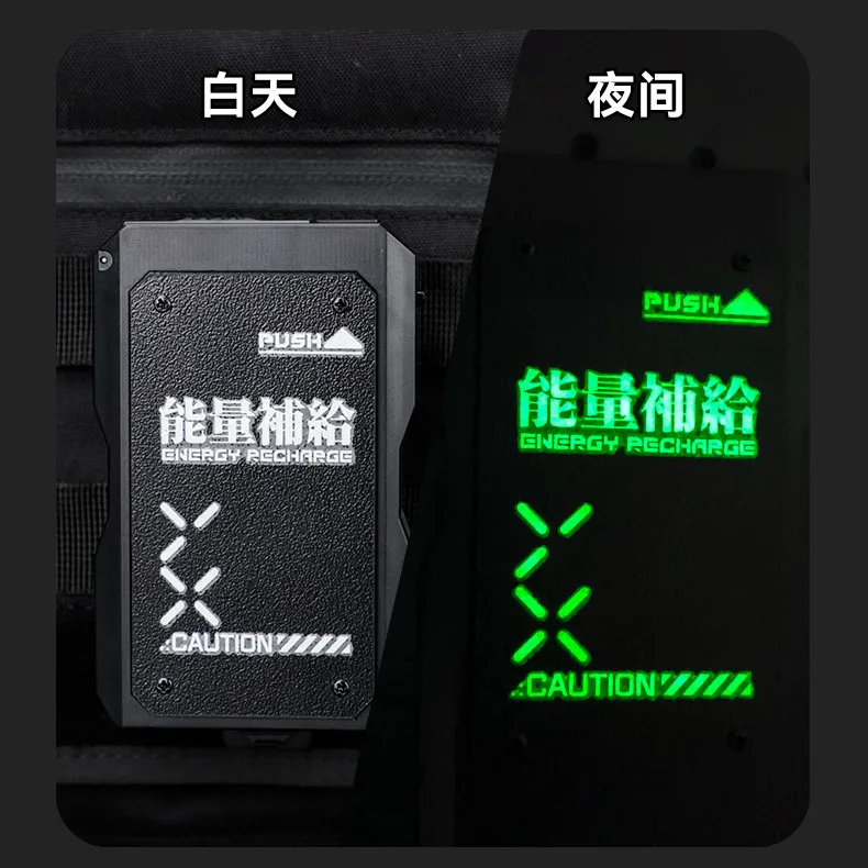 새로운 전술 야간 조명 인식 담배 케이스 내압 슬라이딩 커버 야외 EDC 보관함