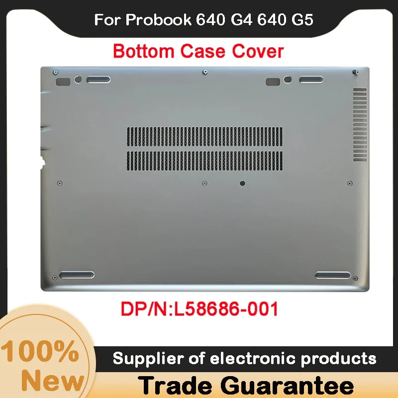 Nuovo Per Hp Probook 640 G4 640 G5 Custodia Inferiore Custodia Inferiore Copertura Base D Cover Argento L58686-001