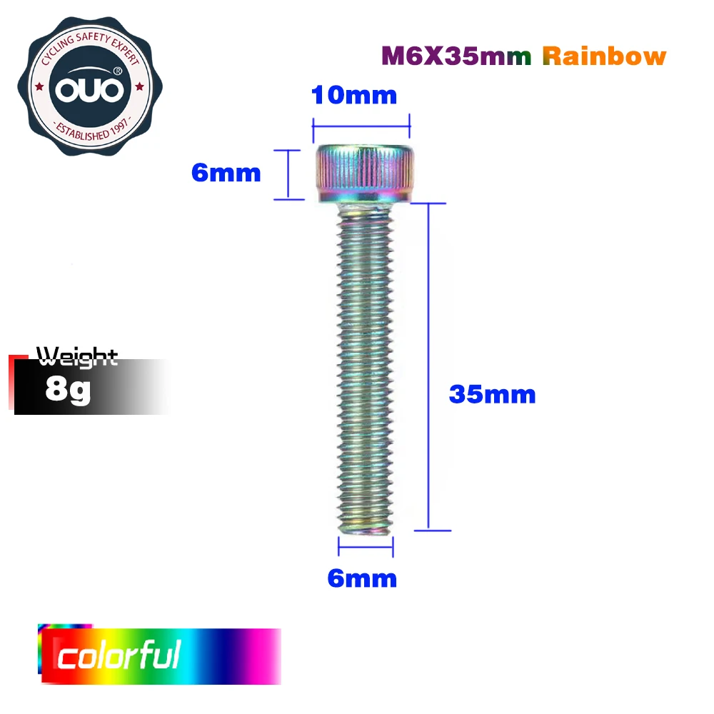 OUO CNC MTB Power Cap 1 1/8 Headset-Abstandshalter Vorbau Top Cap Bolt 28,6 mm Gabelabstandshalter Fahrradbrücke Lenksäule – Detail 5