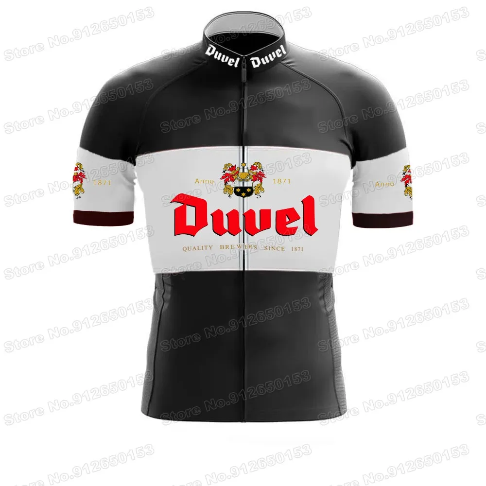 Duvel Cycling Jersey Short Sleeve Retro Beer Cycling Clothing Belgium Road Bike Shirt Bicycle Tops MTB Maillot Fietskleding bike cycling jersey bike cycling clothes