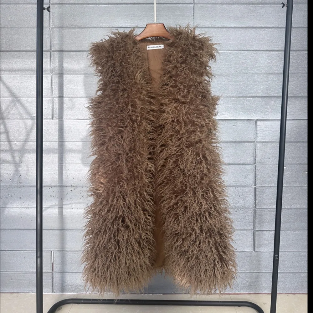 Gilet In Pelliccia Sintetica Da Donna Gilet Caldo Senza Maniche Giacca Invernale Di Alta Qualà Abrigo Mujer Da 54,06 € | DHgate