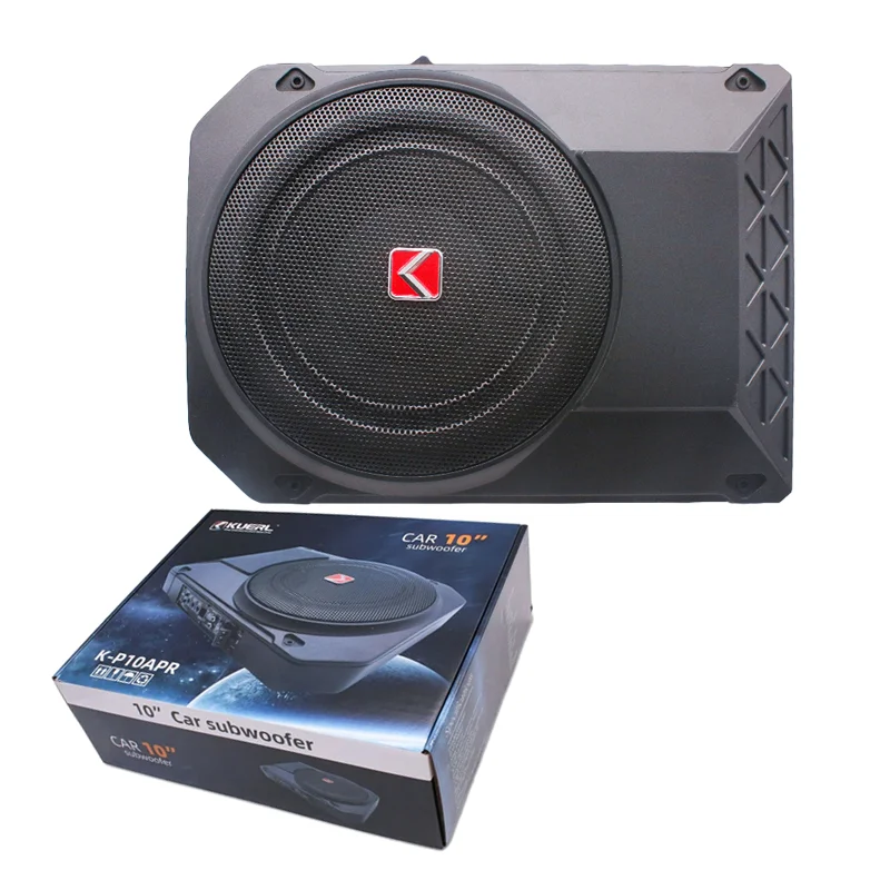 800W Under Seat Car Audio 10 Inch 12V Active High Power Pure Bass