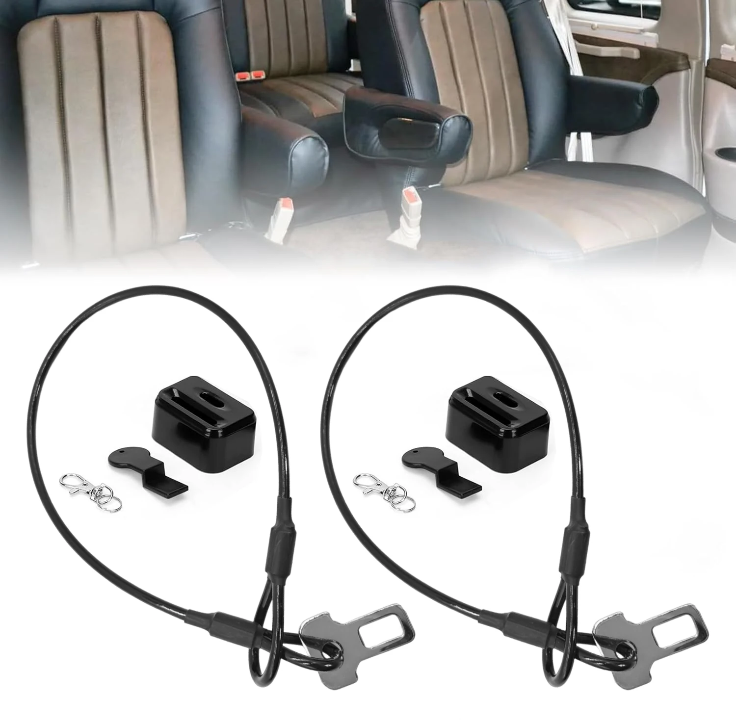 2PCS Motorhome Anti-Theft ป้องกันล็อคผู้ถือคลิปกันขโมยประตูล็อคสําหรับ Fiat Ducato Peugeot Boxer Citroen Relay 1