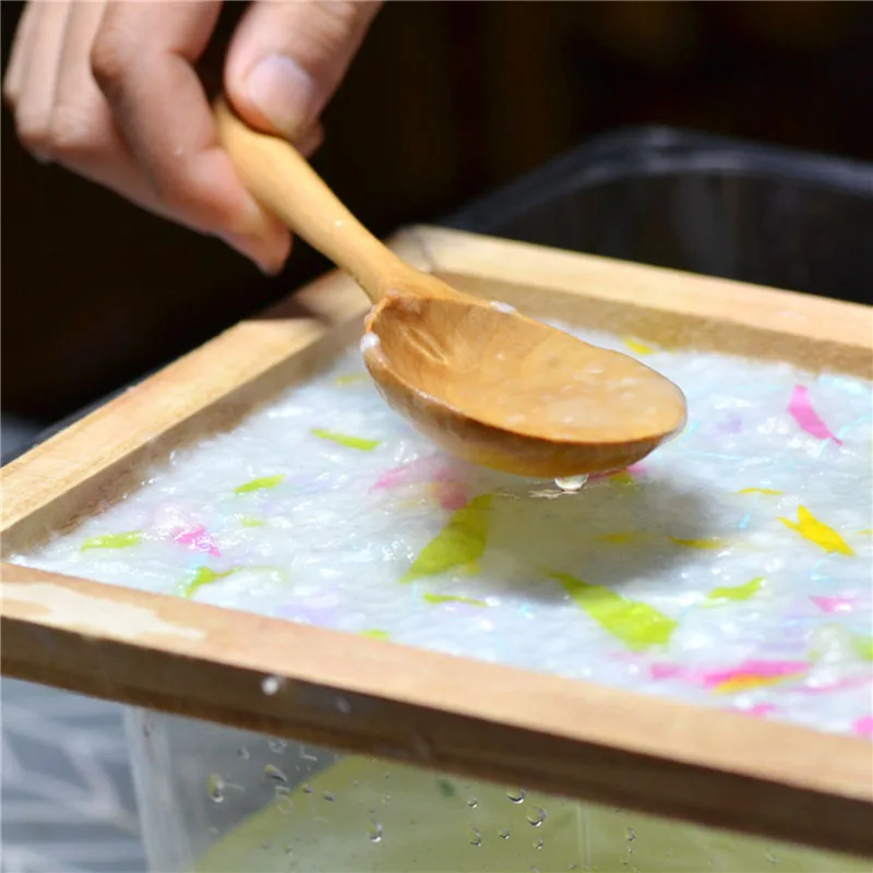 Paper Making Mould Holder Traditional DIY Wooden Papermaking Screen Frame  Kids Double Layer Box Handmade Material - AliExpress