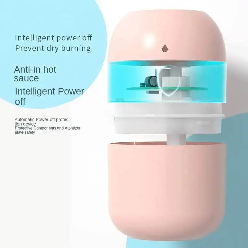 Humidificador Port&aacute;til De Gota De Agua Humidificador Atomizaci&oacute;n Aire Interior Escritorio USB Pulv