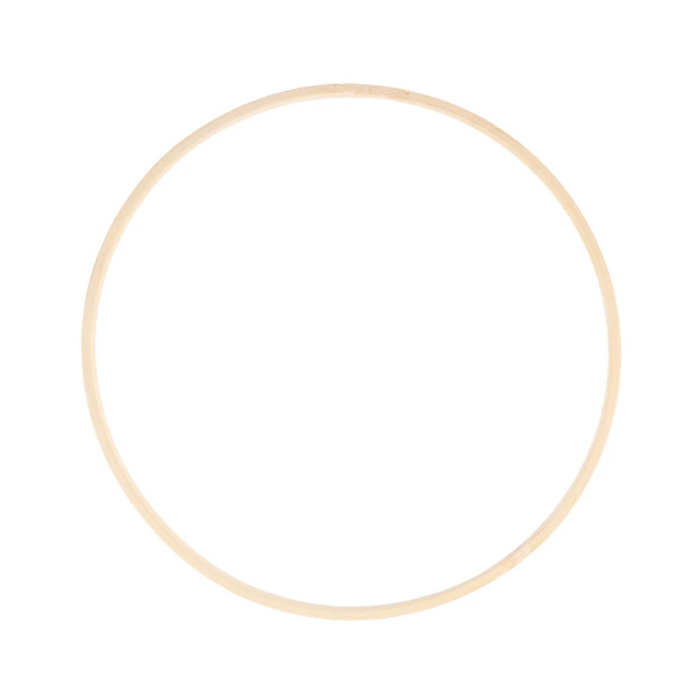 

Wooden Craft Wreath Hoop Ring For Catcher Wood Dream Hoops Garland Macrame Garland Circle Bead Frame Hanging