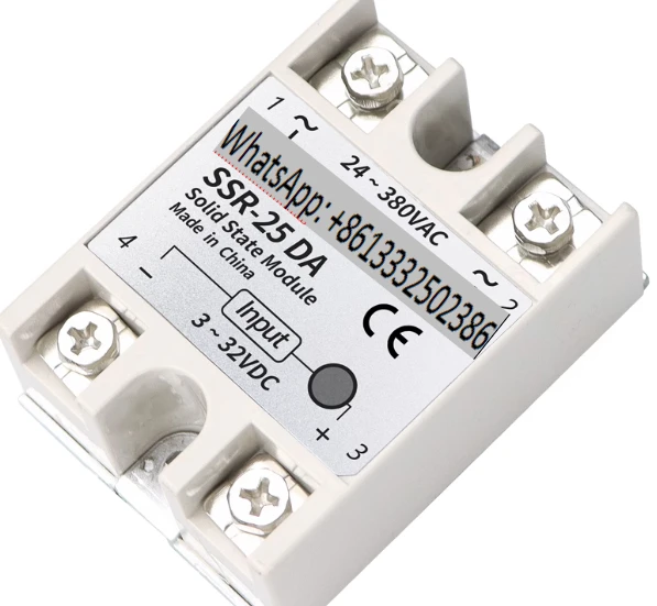 10 Pz Ssr-25Da Relè A Stato Solido Monofase 25A 220V 380V Dc Controllo Ac Ssr25Da