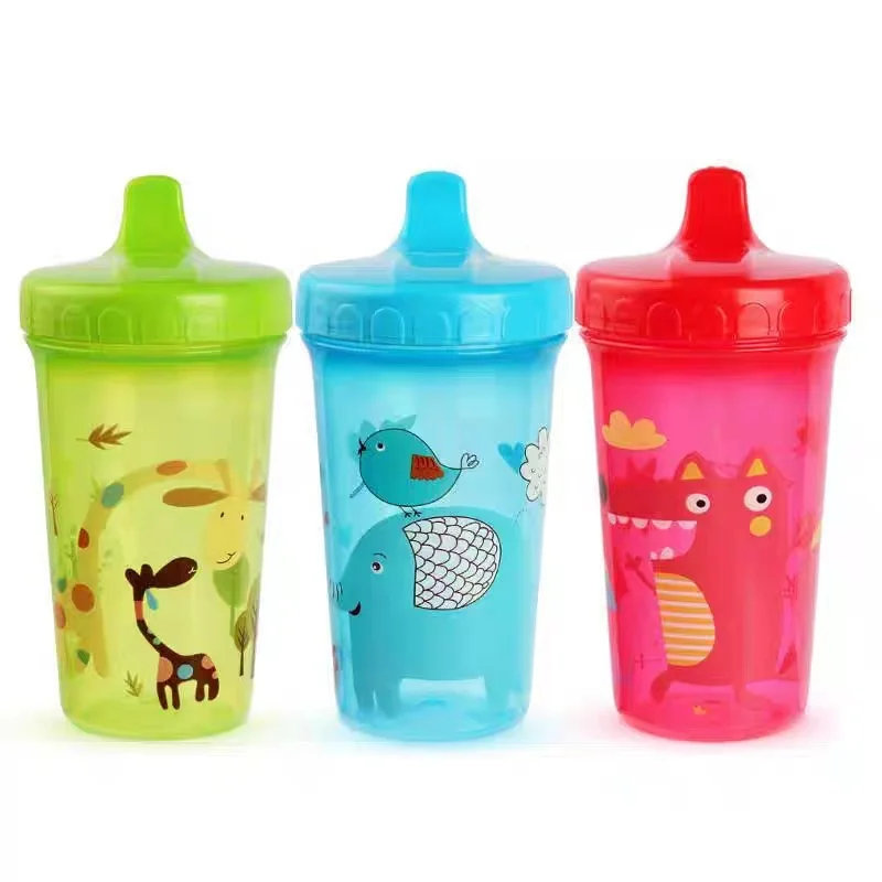 Baby No Spill Drinking Cup 300ml Toddler Child Bite Proof BPA Free Training Cup Newborn