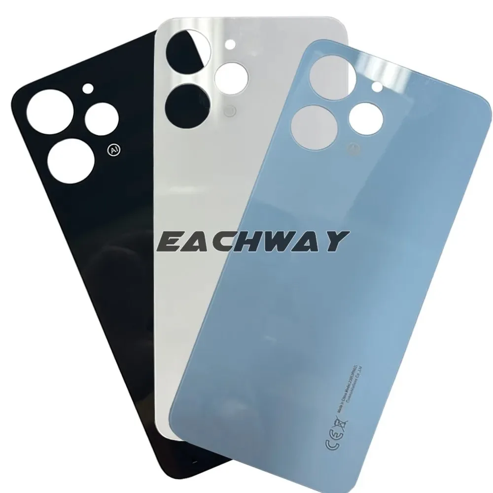 Glass for Xiaomi Redmi 12 Battery Cover Door Rear Glass Housing Case Replace 23053RN02A 23053RN02Y 23053RN02I Back Cover